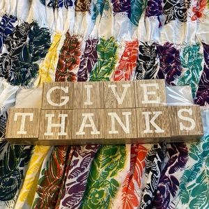 Give thanks wooden blocks target fall 2021. Collection